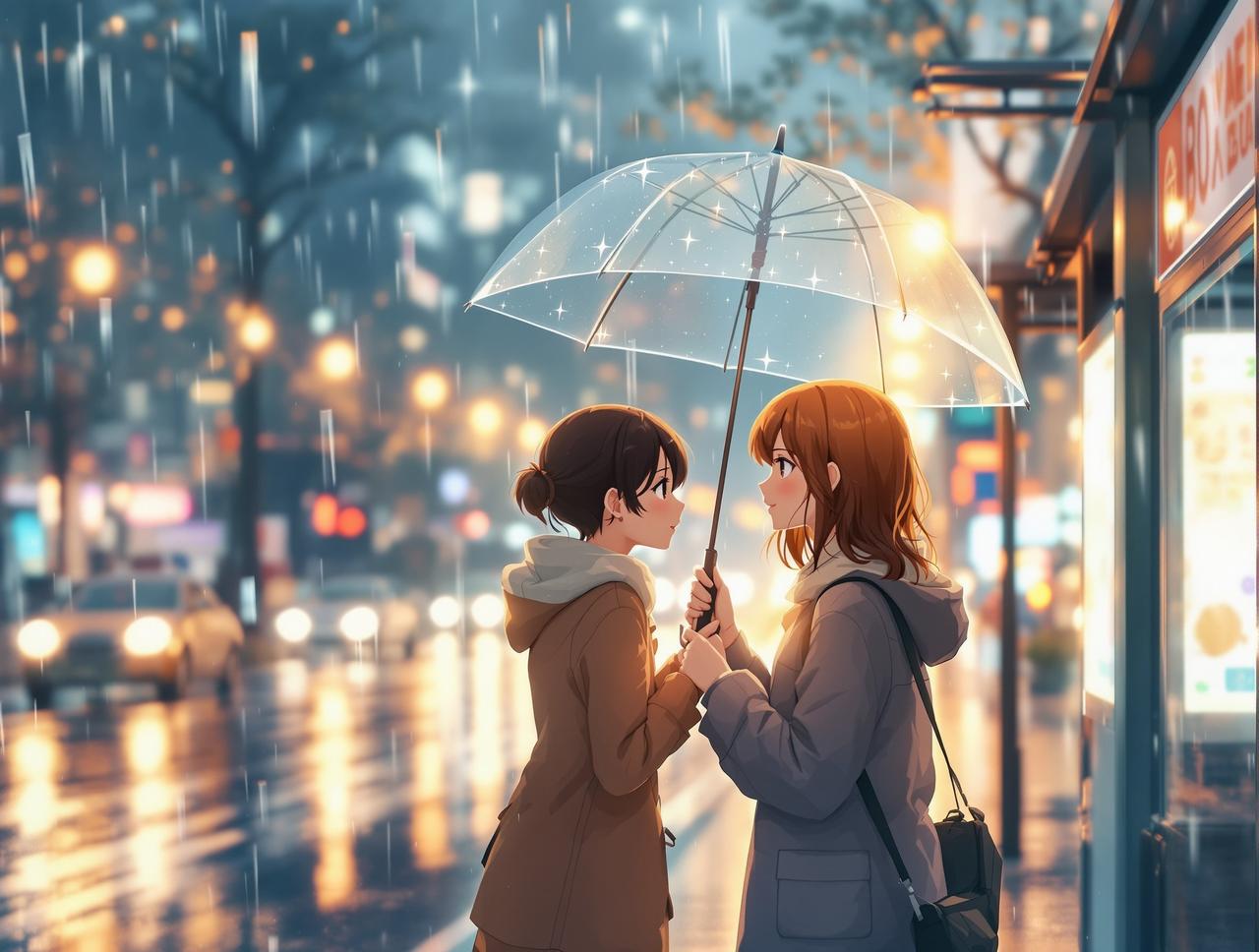 雨天的约定 - 腐漫剧都市情感题材短剧封面