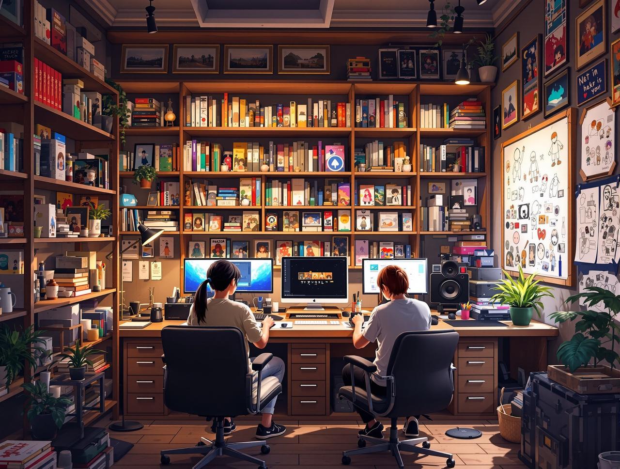 腐漫剧团队 - 创意工作室场景